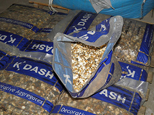 We stock a number of decorative aggregates for driveways or flower beds and we also sell washed sand and gravel.
